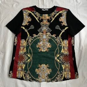 Zara Basic Short Sleeve Graphic T-shirt